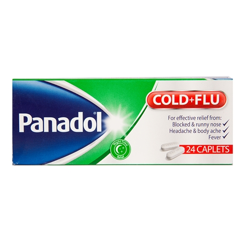 قرص سرماخوردگی و آنفولانزا Panadol Cold+Flu بسته 24 عددی