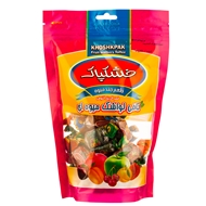 تافی لواشک با طعم چند میوه 250 گرمی خشکپاک