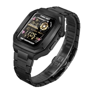 بند و گارد اپل واچ 7/8 سری لاکچری Metal Watch Strap And Case Set for apple watch 45 mm