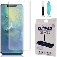 محافظ صفحه شیشه ای تمام صفحه تمام چسب خمیده Huawei Mate 20 Pro Curved Glass