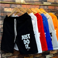 شلوارک مردانه اسپرت پارچه دورس دو نخ مدل Just Do It