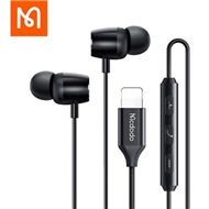 هندزفری سیمی لایتنینگ مک‌دودو MCDODO Earphone Earbuds Audio Lightning HP-1040