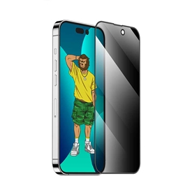گلس تمام صفحه تمام چسب آیفون گرین لاین Apple iPhone 14 Pro Max Green Lion 3D Silicone Plus
