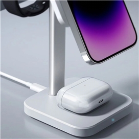 شارژر بیسیم رومیزی ESR HALOLOCK 3IN1 WATCH MAGNETIC MAGSAFE WIRELESS CHARGER