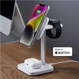 شارژر بیسیم رومیزی ESR HALOLOCK 3IN1 WATCH MAGNETIC MAGSAFE WIRELESS CHARGER