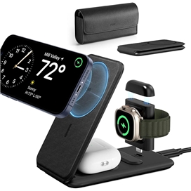 ست وایرلس شارژر مسافرتی ESR HaloLock™ 3-in-1 Travel Wireless Charging Set