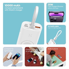 پاور بانک برند وگر مدل VEGER MagFan 10000mAh Power Bank