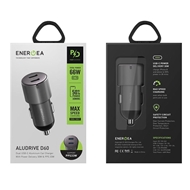 شارژر فندکی 66 وات پاور دلیوری انرژیا | Energea Alu Drive D60 66W USB-C PD Car Charger