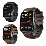 بند چرمی ساعت هوشمند شیائومی Xiaomi Amazfit GTS / GTS 2 / GTS 2 Mini / GTS 2e Leather Strap