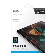 محافظ صفحه نمایش شیشه ای یونیک آیپد پرو 12.9 (نسل 3 تا 5) | Uniq OPTIX Clear Tempered Glass