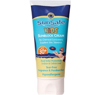 کرم ضد آفتاب کودکان spf30 حجم 50میل سان سیف