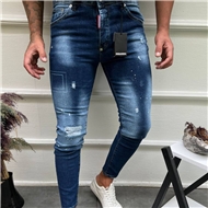 شلوار جین زاپ دار DSQUARED دسکوارد آبی تیره