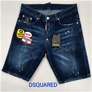 شلوارک جین زاپ دار dsquared خط دار