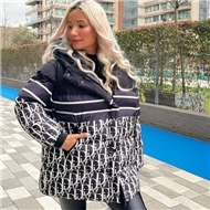 کاپشن پفی طرح برند زنانه دیور