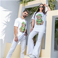 تی شرت نخ پنبه طرح چاپی مردانه