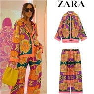 ست لباس خواب طرح دار زنانه زارا ZARA