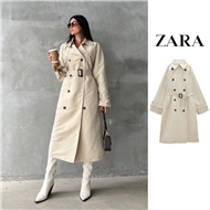بارانی بلند ساده زنانه زارا zara