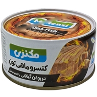 کنسرو ماهی تون دودی در روغن گیاهی 180 گرمی مکنزی