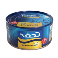 کنسرو ماهی تون در روغن 150 گرمی تحفه