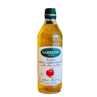سرکه سیب ارگانیک 0.5 لیتری سابروسو Sabroso