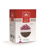 چای سیاه با گل محمدی بسته 100 گرمی دبش