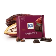 شکلات نیمه تلخ مغزدار Ritter Sport بسته 100 گرمی