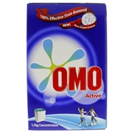 پودر ماشین لباسشویی اومو مدل OMO Active امو 1.5 کیلوگرمی