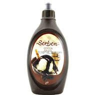 سیروپ شکلات تلخ (دارک) 500 گرمی سوربن