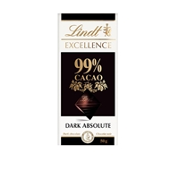 شکلات کاملا تلخ 99 درصد لینت Lindt Dark Absolute بسته 50 گرمی