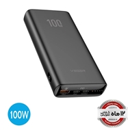 پاور بانک حرفه ای برند وگر مدل Veger T100 20000mAh 100W