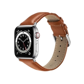 بند چرم طبیعی اپل واچ جیتک مدل G-Tech Leather Lovrug Band For Apple Watch 44/45/49mm