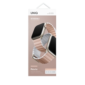 بند چرمی اپل واچ 42/44/45/49mm برند یونیک مدل UNIQ REVIX PREMIUM EDITION