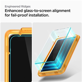 محافظ صفحه نمایش گلکسی S23 FE برند اسپیگن Spigen Glas.tR AlignMaster for Galaxy S23 FE بسته 2 تایی