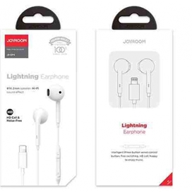 هندزفری سیمی لایتنینگ جویروم JOYROOM Ben Series Lightning earphone JR-EP4
