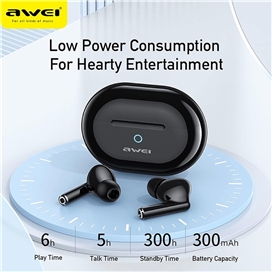 ایربادز اوی مدل AWEI T61 Wireless Bluetooth Earbuds ENC