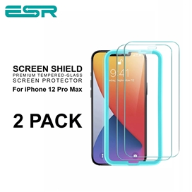 محافظ صفحه نمایش شیشه ای ESR آیفون 12/12 پرو | ESR Screen Shield Tempered Glass Protector iPhone 12/12 Pro