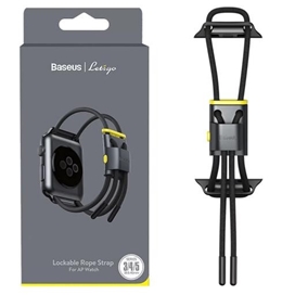 بند ساعت اپل واچ Baseus Lockable Rope Strap for AP Watch Series 3/4/5/6/SE 42mm/44mm LBAPWA4-BGY