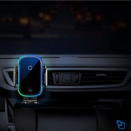 پایه نگهدارنده و شارژر وایرلس بیسوس Baseus Light Electric Car Holder Wireless Charger