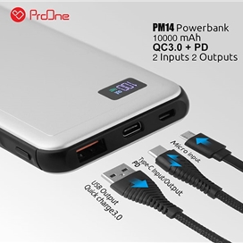 پاوربانک 10000 میلی آمپر پرو وان ProOne PM14 Power Bank 10000mAh