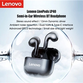 هندزفری بلوتوث لنوو Lenovo LivePods LP40 TWS Wireless Earbuds