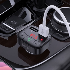 شارژر فندکی سریع با قابلیت پخش موسیقی و تماس هوکو Hoco E59 Car Charger FM Transmitter