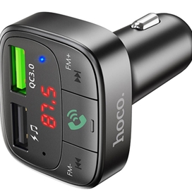 شارژر فندکی سریع با قابلیت پخش موسیقی و تماس هوکو Hoco E59 Car Charger FM Transmitter