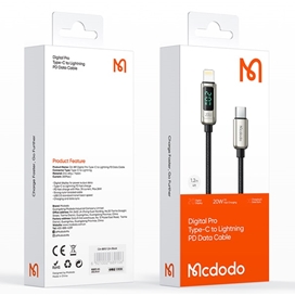 کابل هوشمند تایپ سی به لایتنینگ مک دودو Mcdodo CA-8810 Digital Pro Type-C To Lightning Cable 1.2m