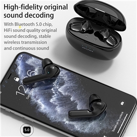 ایربادز اوی مدل AWEI T62 TWS bluetooth 5.3 Earphone HiFi Stereo Bass ENC