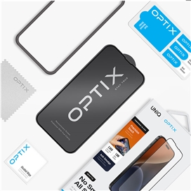 محافظ صفحه نمایش آیفون 15 پرو مکس برند یونیک مدل UNIQ Optix Matte IPHONE 15 Pro Max