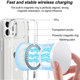 قاب جی تک آیفون 13 پرو مکس G-Tech Sirocco Crystal Mag Case iPhone 13 Pro Max