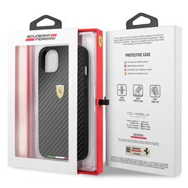 قاب فیبرکربن آیفون 13 طرح فراری CG Mobile iphone 13 Ferrari Carbone Case