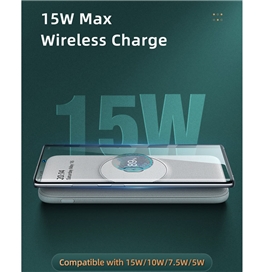 پاوربانک شارژ سریع مگنتی 10000 مک‌دودو Mcdodo 15W MagSafe Wireless Power Bank MC-877