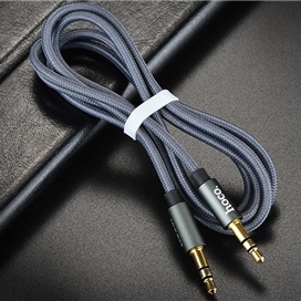 کابل انتقال صدا 3.5 میلیمتری یک متری هوکو Hoco Cable UPA03 Noble sound audio AUX