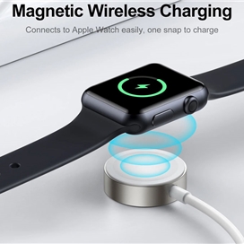شارژر مغناطیسی اپل واچ دوکاره جویروم JOYROOM S-IW005 Iwatch Magnetic wireless charger/lightning cable